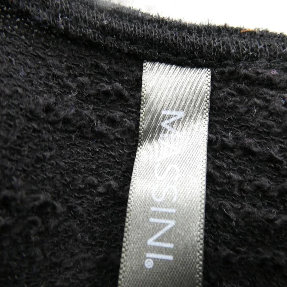 Massini Sweater XL Womens Black Pullover Lightweight Knit Long Sleeve Preppy Top